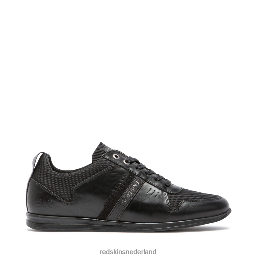 sportschoenen | Redskins Footwear Livingo grote leren sneakers zwart Heren N84V0655 - Redskins Heren Schoenen