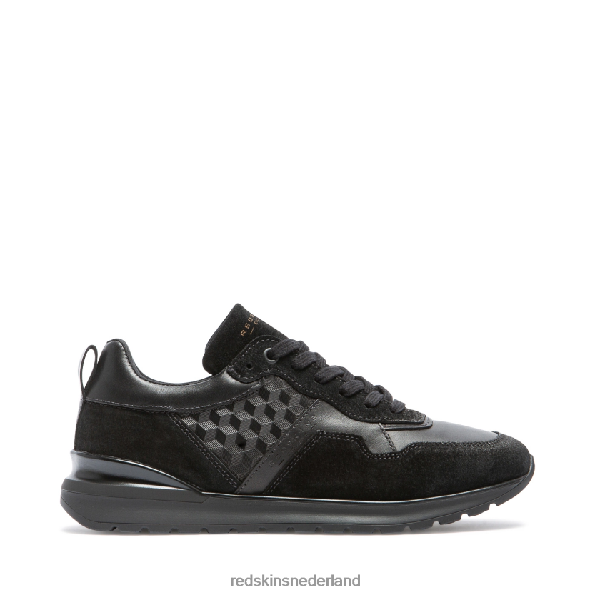 sportschoenen | Redskins Footwear beleid leren sneakers zwart Heren N84V06166 - Redskins Heren Schoenen